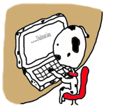 --Dalmatian Life-- sticker #9336881