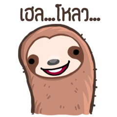 Happy Lazy Sloth