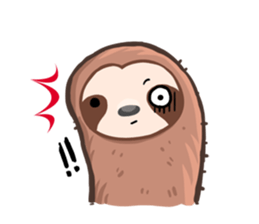 Happy Lazy Sloth sticker #9337025
