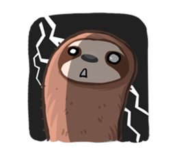 Happy Lazy Sloth sticker #9337042