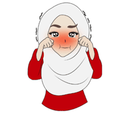 Miss Dua Hijabi cutie girl Eng.Version sticker #9337178