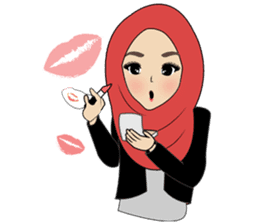 Miss Dua Hijabi cutie girl Eng.Version sticker #9337192