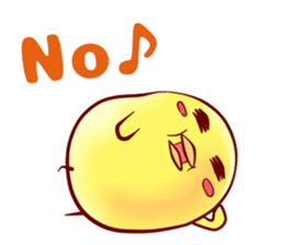 Hiyoko Heroes "yellow"English sticker #9337331