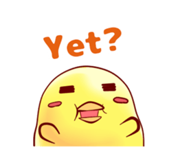 Hiyoko Heroes "yellow"English sticker #9337335