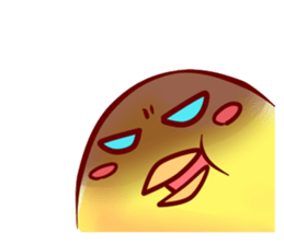 Hiyoko Heroes "yellow"English sticker #9337340