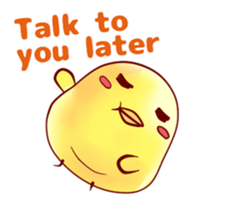 Hiyoko Heroes "yellow"English sticker #9337353