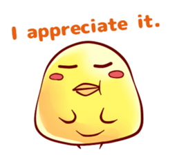 Hiyoko Heroes "yellow"English sticker #9337361