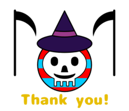 Cute ghost and soul sticker #9337448