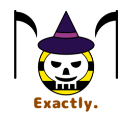 Cute ghost and soul sticker #9337451