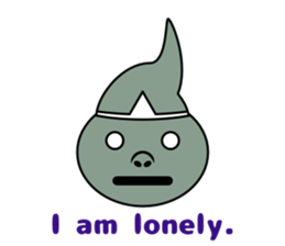 Cute ghost and soul sticker #9337457