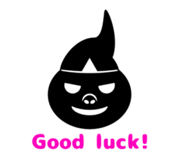 Cute ghost and soul sticker #9337459