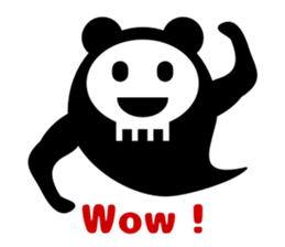 Cute ghost and soul sticker #9337460