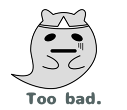 Cute ghost and soul sticker #9337466