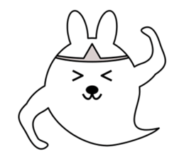 Cute ghost and soul sticker #9337469