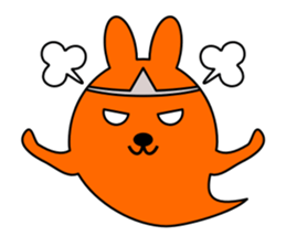 Cute ghost and soul sticker #9337471