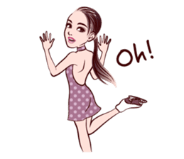 Figure Skating girls sticker #9337570