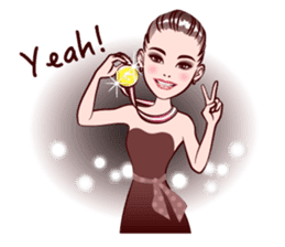 Figure Skating girls sticker #9337571