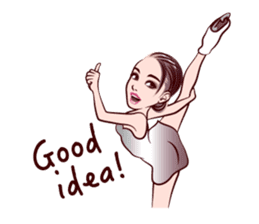 Figure Skating girls sticker #9337572