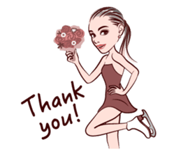 Figure Skating girls sticker #9337573