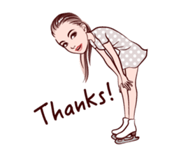 Figure Skating girls sticker #9337574