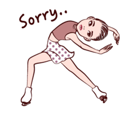Figure Skating girls sticker #9337582