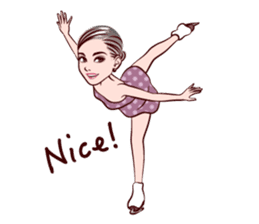 Figure Skating girls sticker #9337601