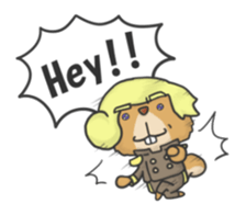 English Sticker of the plisse sticker #9338414