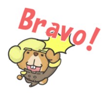 English Sticker of the plisse sticker #9338426