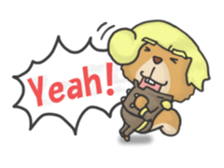 English Sticker of the plisse sticker #9338427