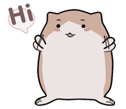 Berurun Fluffy Hamster sticker #9338568