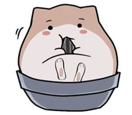 Berurun Fluffy Hamster sticker #9338569