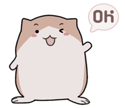 Berurun Fluffy Hamster sticker #9338576