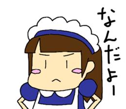 cute maid girl sticker #9339244