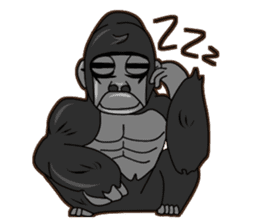 North seven ape everyday language 2 sticker #9339728