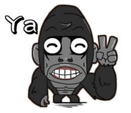 North seven ape everyday language 2 sticker #9339733