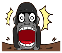 North seven ape everyday language 2 sticker #9339741