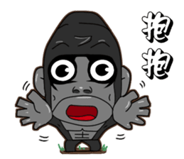 North seven ape everyday language 2 sticker #9339742