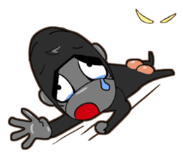 North seven ape everyday language 2 sticker #9339743