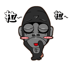 North seven ape everyday language 2 sticker #9339744