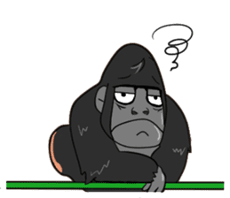 North seven ape everyday language 2 sticker #9339748