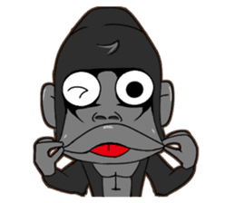 North seven ape everyday language 2 sticker #9339754