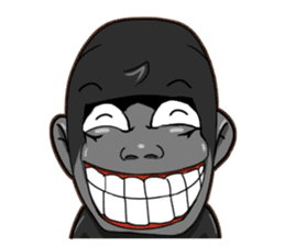 North seven ape everyday language 2 sticker #9339761