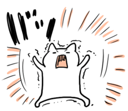 white cat's otaku winter sticker #9339810