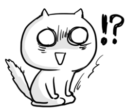 white cat's otaku winter sticker #9339841