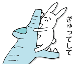 Rabbit of fairy tale talk 5 sticker #9339854