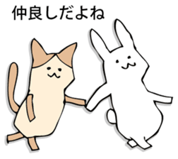 Rabbit of fairy tale talk 5 sticker #9339855