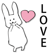 Rabbit of fairy tale talk 5 sticker #9339857