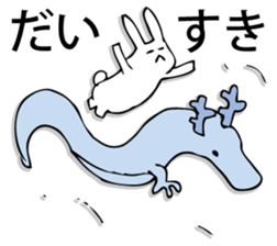 Rabbit of fairy tale talk 5 sticker #9339864