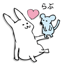 Rabbit of fairy tale talk 5 sticker #9339866