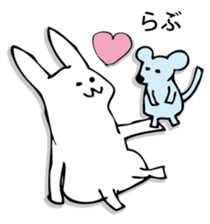 Rabbit of fairy tale talk 5 sticker #9339866